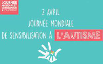 2 Avril : Journée mondiale de sensibilisation à l'autisme